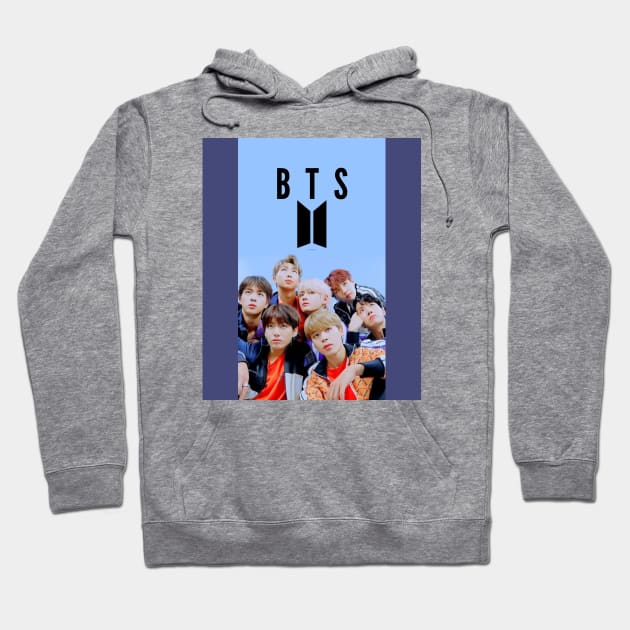 BTS Bangtan Boys: Blue Skies Hoodie by TheMochiLife